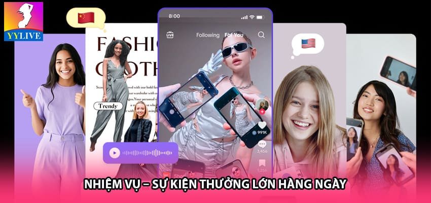 Nhiệm vụ – sự kiện thưởng lớn hàng ngày